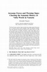 Research paper thumbnail of Awesome forces and warning signs: Charting the semantic history of *tabu words in Vanuatu
