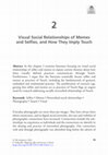 Research paper thumbnail of Visual Social Relationships of Memes and Selfies, and How They Imply Touch