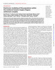 Research paper thumbnail of Diachronic modeling of the population within the medieval Greater Angkor Region settlement complex
