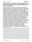 Research paper thumbnail of Partitioning the heritability of Tourette syndrome and obsessive compulsive disorder reveals differences in genetic architecture
