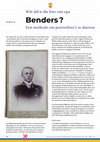 Research paper thumbnail of Wië ald is die foto van opa Benders?; Een methode om portretfoto’s te dateren