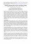 Research paper thumbnail of Linguistic and Human Effects on F<sub>0</sub> in a Tonal Dialect of Qiang