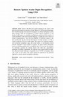 Research paper thumbnail of Remote Spoken Arabic Digits Recognition Using CNN