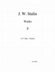 Research paper thumbnail of JOSEPH STALIN 3 presseverteiler