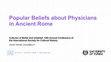 Research paper thumbnail of Popular Beliefs about Physicians in Ancient Rome