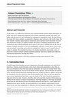 Research paper thumbnail of Animal Population Ethics