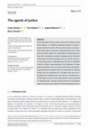 Research paper thumbnail of The agents of justice