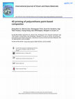 PDF) 4D printing of polyurethane paint-based composites