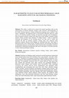 Research paper thumbnail of Karakteristik Tulisan Narasi Fiksi Berbahasa Arab Mahasiswa Penutur Asli Bahasa Indonesia