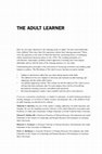 (PDF) The Adult Learner