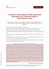 Research paper thumbnail of Comparison of Best Regions for BMD Measurement Regarding the Age, Weight and Height of Postmenopausal Women