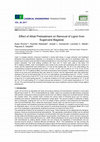 Research paper thumbnail of Effect of Alkali Pretreatment on Removal of Lignin from Sugarcane Bagasse