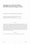 Research paper thumbnail of Managing survey data from Helawa, Erbil Plain (Kurdistan Region of Iraq)