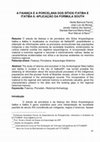 Research paper thumbnail of A Faiança e a Porcelana Dos Sítios Itatiba e Itatiba II: Aplicação Da Formula South