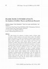 Research paper thumbnail of ISLAMIC BANK CUSTOMER LOYALTY: An Analysis of Griffin's Theory and Relevant Research