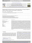 Research paper thumbnail of Mapping public and private spaces of urban agriculture in Chicago through the analysis of high-resolution aerial images in Google Earth