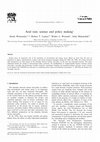 Research paper thumbnail of Acid rain: science and policy making