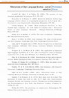 Research paper thumbnail of Piccola Bibliografia sulle Lingue dei Segni