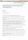 Research paper thumbnail of Approfondimenti di psicolinguistica e neurolinguistica