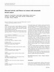 Research paper thumbnail of Physical activity and fitness in women with metastatic breast cancer