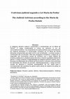Research paper thumbnail of O ativismo judicial segundo a Lei Maria da Penha