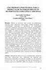 Research paper thumbnail of Uma proposta poscolonial para a produção de materiais didáticos de português como língua adicional