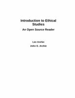 (PDF) Introduction to Ethical Studies