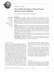 (PDF) Iowa Model of Evidence-Based Practice: Revisions and Validation