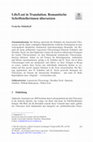 Research paper thumbnail of Life/Lost in Translation. Romantische Schriftstellerinnen übersetzen