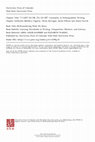 Research paper thumbnail of "I can't go on, I'll go on": Liminality in Undergraduate Writing --- (Re)Considering What We Know: Learning Thresholds in Writing, Composition, Rhetoric, and Literacy. Eds. Linda Adler Kassner and Elizabeth Wardle (Logan: Utah State University Press, 2019), pp. 261-77.