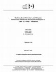 Research paper thumbnail of Machines, social attributions, and ethopoeia: performance assessments of computers subsequent to "self-" or "other-" evaluations