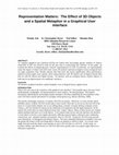 Research paper thumbnail of Representation Matters: The Effect of 3D Objects and a Spatial Metaphor in a Graphical User Interface