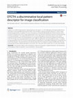 Research paper thumbnail of DTCTH: a discriminative local pattern descriptor for image classification