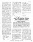 Research paper thumbnail of Coupling Between Neuronal Firing, Field Potentials, and fMRI in Human Auditory Cortex