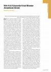 Research paper thumbnail of İklim Krizi Karşısında Kırsal Mirastan Alınabilecek Dersler