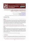 Research paper thumbnail of Herramienta para evaluar trayectorias de aprendizaje de la medida de longitud en niños de 6-8 años