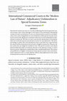 Research paper thumbnail of International Commercial Courts in the ‘Modern Law of Nature’: Adjudicatory Unilateralism in Special Economic Zones