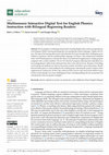 Research paper thumbnail of Multisensory Interactive Digital Text for English Phonics Instruction with Bilingual Beginning Readers