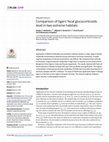 Research paper thumbnail of Comparison of tigers' fecal glucocorticoids level in two extreme habitats