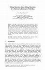 Research paper thumbnail of Asking Questions about Asking Questions in Collaborative Enterprise Modelling