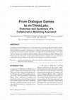 Research paper thumbnail of From Dialogue Games to m-ThinkLets