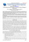 Research paper thumbnail of A Web-Based Decision Support System for Project Manager’s Proficiency