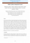 Research paper thumbnail of Online Laundry Management System