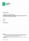 Research paper thumbnail of ‘The Meaning Of The Child To The Parent’:The Development and Validation of A New Method of Classifying Parenting Interviews for The Nature Of The Parent-Child Relationship