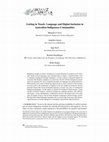 Research paper thumbnail of Getting in Touch: Language and Digital Inclusion in Australian Indigenous Communities