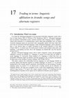 Research paper thumbnail of Trading in terms: linguistic affiliation in Arandic songs and alternate registers