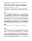 Research paper thumbnail of Servicescape in transnational higher education: the effects of campus design, physical environment and facilities on student experience and satisfaction