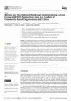 Research paper thumbnail of Barriers and Facilitators of Smoking Cessation among Latinos Living with HIV: Perspectives from Key Leaders of Community-Based Organizations and Clinics