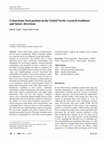 Research paper thumbnail of Urban home food gardens in the Global North: research traditions and future directions