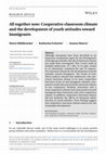 Research paper thumbnail of All together now: Cooperative classroom climate and the development of youth attitudes toward immigrants